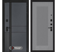 Входная дверь EVOLAB 30 - Серый рельеф софт