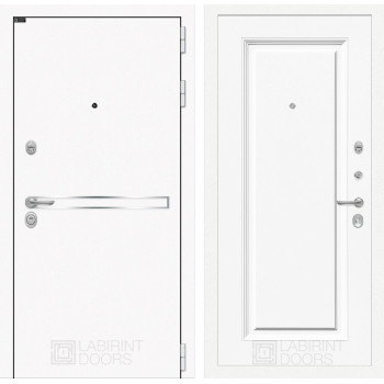 Входная дверь Лайн WHITE 27 - Эмаль RAL 9003
